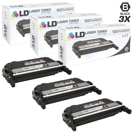 LD Remanufactured Toner Cartridge Replacement for Canon 117 2578B001AA High Yield (Black  3-Pack)