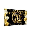 thumbnail image 3 of Birthday Party Banner Home Birthday background; birthday Theme Backdrop Background Wall Decoration, 70 Years Old, 3 of 8