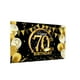 thumbnail image 2 of Banner de fondo de feliz cumpleaños Wosthever Kits de decoración para fiestas 70 años HA002690-08, 2 of 6