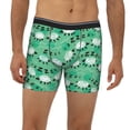 thumbnail image 2 of Picia Sheep Zzz Pattern Men's Athletic Long Leg Briefs , Performance Stretch Underwear，Moisture-Wicking, 2 of 7