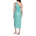thumbnail image 2 of Adrianna Papell womens  Sleeveless One Shoulder Midi Dress, 12, Blue, 2 of 3