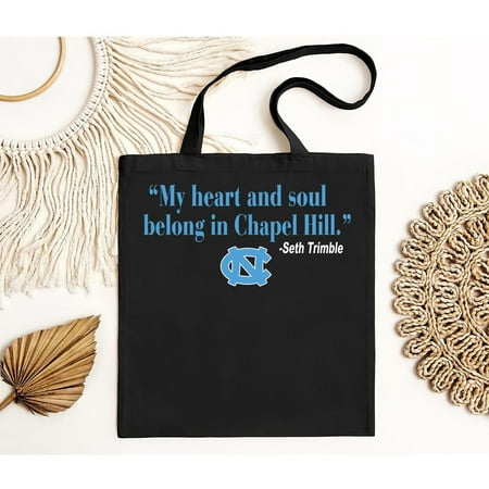 vintage Seth Trimble My Heart And Soul Belong In Chapel Hill Men Tote Bag Women Tote Bag-TH24190