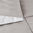 thumbnail image 5 of Unique Home Alternative 3pc Goose Down Clearance Comforter Soft Premium Color Duvet Covers Comforter Set (Queen, Khaki), 5 of 6