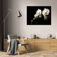 thumbnail image 3 of Karyn Millet 40x28 Gallery Wrapped Canvas Wall Art Titled - Orchid on Black, 3 of 4