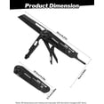 thumbnail image 7 of VIPERADE VAK4 Multitool Pocket Knife for Men, Multifunctional 21-in-1 Multitool Pocket Knife with Pouch, Outdoor Camping Survival and Everyday Use (K4-Black), 7 of 7