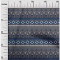 thumbnail image 1 of oneOone Georgette Viscose Fabric Geometric & Floral Block Printed Craft Fabric BTY 42 Inch Wide, 1 of 4