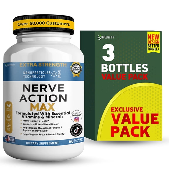 GreenVify NerveAction Max – Nerve Support Supplement for Daily Wellness