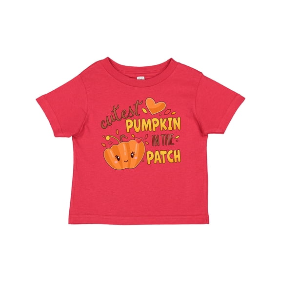 Inktastic Cutest Pumpkin in the Patch with Orange Heart Boys or Girls Baby T-Shirt
