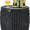 Black, variant on HarmonyStrings Outdoor Cooler Table, 9.5 Gallon Ice Cool Table w/Top Lid, Side Handle, Drainage Plug, Weather-Resistant Wicker Rattan Round Ice Bucket-Black