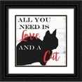 thumbnail image 1 of Seay, Anne 15x15 Black Ornate Wood Framed with Double Matting Museum Art Print Titled - Pet IV, 1 of 4