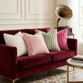 thumbnail image 5 of Plush Throw Pillow Cover, 18x18 Inch Soft Fluffy Decorative Cushion Case for Sofa, Bed, Couch, Bedroom, Living Room, Car - Magenta Fuzzy Pillowcase for Home Decor, Office, Dorm, Patio, 5 of 8