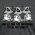 thumbnail image 3 of CafePress - One By One The Raccoons T Shirt - Mens Tri-blend T-Shirt, 3 of 4