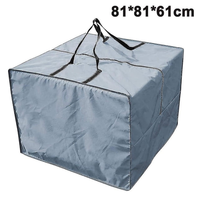 Bolsa de cojín impermeable y a prueba de polvo, bolsa de almacenamiento de decoración navideña, cojines de asiento para muebles de patio al aire libre, bolsa de almacenamiento con