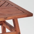 thumbnail image 5 of Outdoor Patio Wood Side Table - Brown, 5 of 6