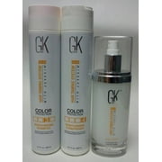 Global Keratin GK Color Protection Moisturizing Shampoo 10.1 Oz. Conditioner 10.1 Oz. And Leave-In Spray 4 Oz.