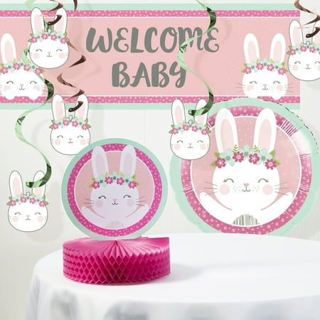 Bunny Party Baby Shower Decorations Kit Walmart Com
