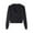 Black, variant on BOOMILK Cropped Cardigan for Women Plus Size Spring Fall Long Sleeve V Neck Knitted Sweater