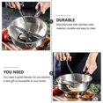 thumbnail image 4 of Potato Ricer, Potato Squeezer, Large Potato Ricer with Non- slip silicone long handle, Heavy Duty Stainless Steel Potato Masher and Ricer Kitchen Tool, 4 of 5