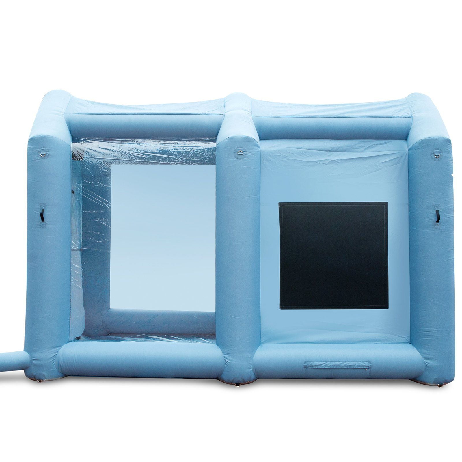 13x10x9ft Inflatable Spray Booth with 900W Blower, Portable Paint Tent for Car Motorcycle Painting, Air Filter System for Garage Workstation