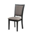 thumbnail image 5 of New Classic Furniture Potomac 5-Piece Round Solid Wood Dining Set in Brown/Black, 5 of 10