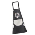 thumbnail image 3 of Delantal bolsillo PVC babero ajustable sin mangas delantal de cocina para el hogar accesorio de cocina, tipo 1, negro y gris Methold HA003449-03, 3 of 6