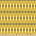 thumbnail image 1 of Abstract Fabric by the Yard, Symmetric Vertical Bars Crossing with Horizontal Lines, Decorative Upholstery Fabric for Chairs & Home Accents, Earth Yellow Yellow by Ambesonne, 1 of 5