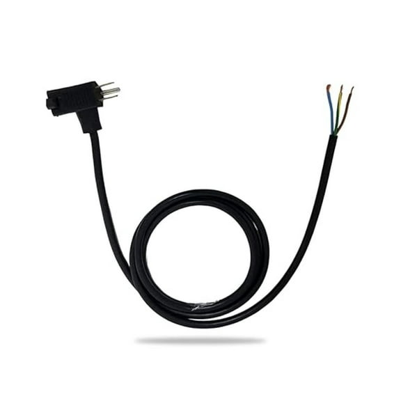 Sump Pump Power Cord 6ft 16/3, Piggyback Power Cable for Well Pumps & Heaters - NEMA 5-15PB to ROJ, UL Listed, 120V 12A