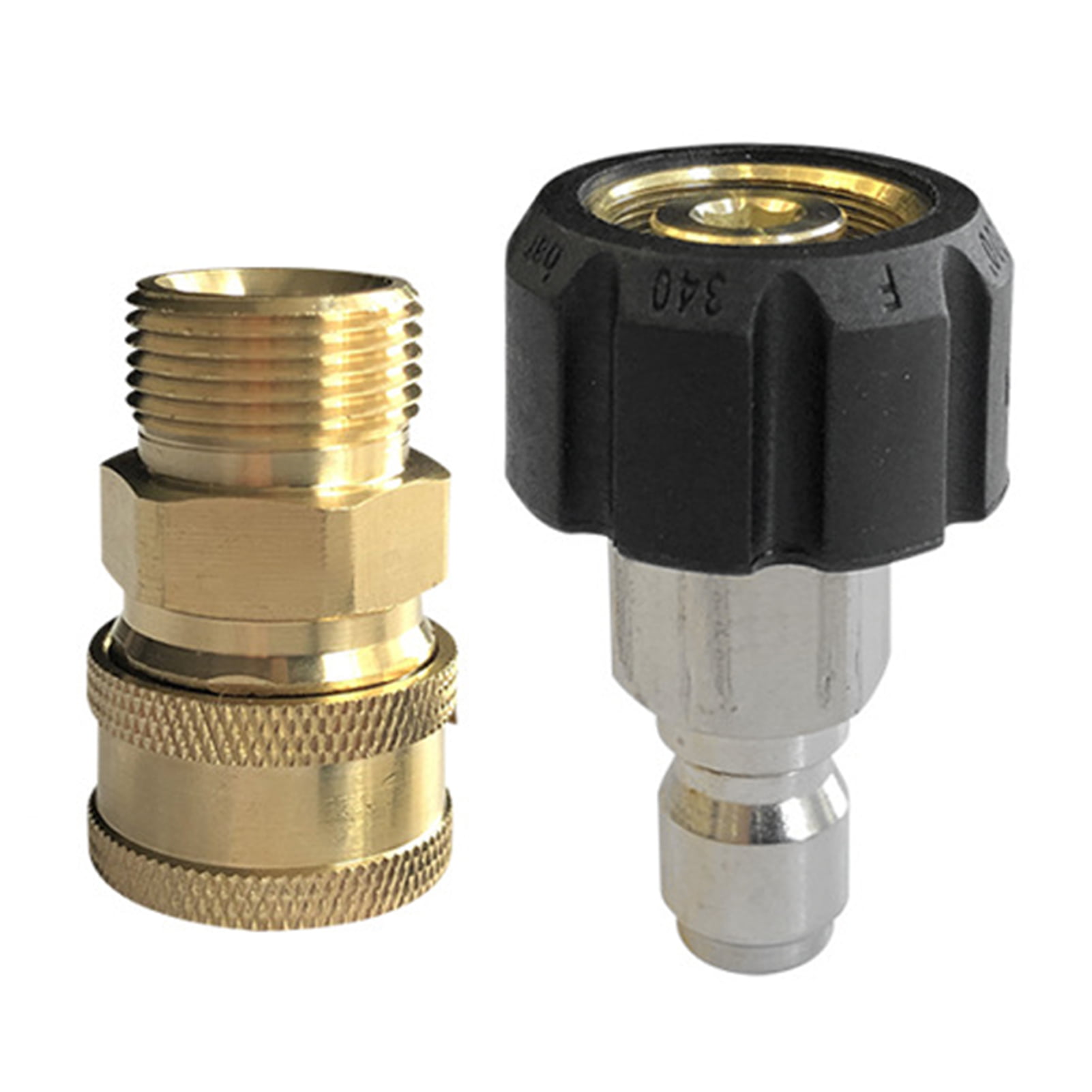 M22 Quick Connect Adapter to 1/4'' Male Connector Adapter for Pressure Washer 