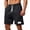 Shorts-325Black, variant on Shorts for Men Elastic Waist Drawstring Soft Comfy Casual Shorts Loose Fit Gym Training Shorts Breathable Daily Wear