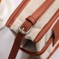 thumbnail image 3 of Retro polyester contrast phone bag belt buckle small square bag retro diagonal mini bag, 3 of 5