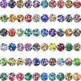thumbnail image 2 of Round Flat Back Diamond Painting Drills, 60 Colors 5D Shiny Crystal Diamond Rhinestone Sparkle Diamonds for Diamond Art Accessories and Tools, Diamonds for Bead Art, 1.1in, 2 of 8