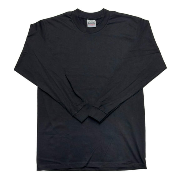 Pro Club Men's Heavyweight Cotton Long Sleeve Crew Neck T-Shirt