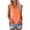 orange, variant on YODETEY Women’s Oversized V-Neck Tank Top,Womens Everyday Casual Sleeveless Tunic Tops for Summer, Women's Plus orange,Size S