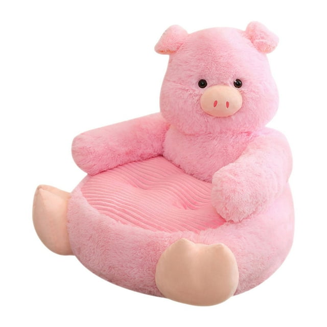 Sofá para Niños Gloria de Felpa con Forma de Cerdo
