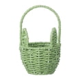 thumbnail image 1 of Cesta de de Pascua, cesta de flores para boda, cesta decorativa para picnic, cesta de almacenamiento para acampada, fiesta, vacaciones, Verde, 1 of 8