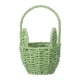 thumbnail image 1 of Cesta de Pascua con forma de conejito, cesta de flores con asa, vacía, decoración de Pascua, huevo de Pascua Verde, 1 of 9