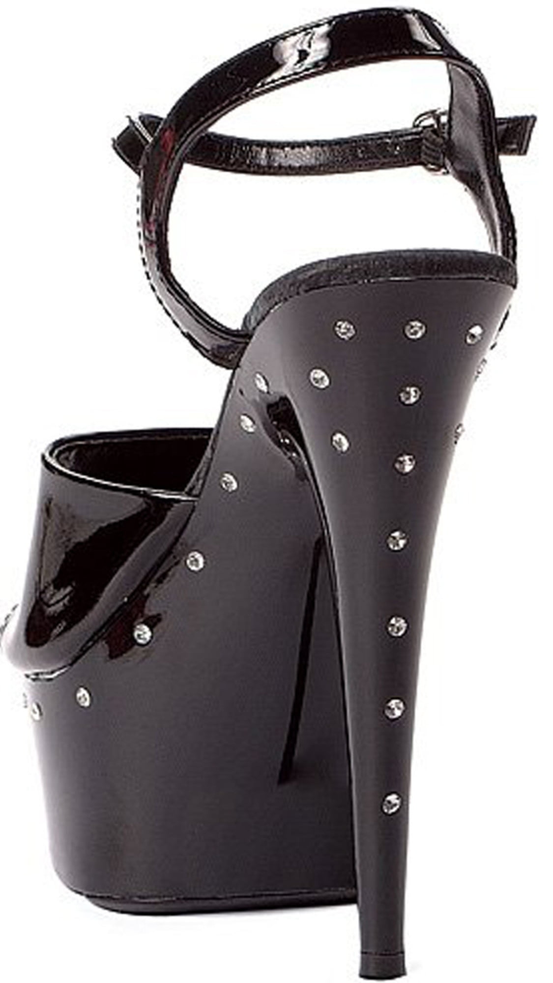 6 Inch Sexy High Heel Shoes Rhinestone Platform Shoes Ankle Strap Open Toe 6 Inch Sexy High Heel Shoes Rhinestone Platform Shoes Ankle Strap Open Toe