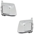 thumbnail image 2 of OEM Grade Rear Left and Right Exterior Door Handle Compatible with 1999-2016 Ford F-250 Ford F-350 E-450 E-350 F-550 F-450 Chrome Without Key Hole 7C3Z2522601-PFM 7C3Z2522600-PFM, 2 of 8