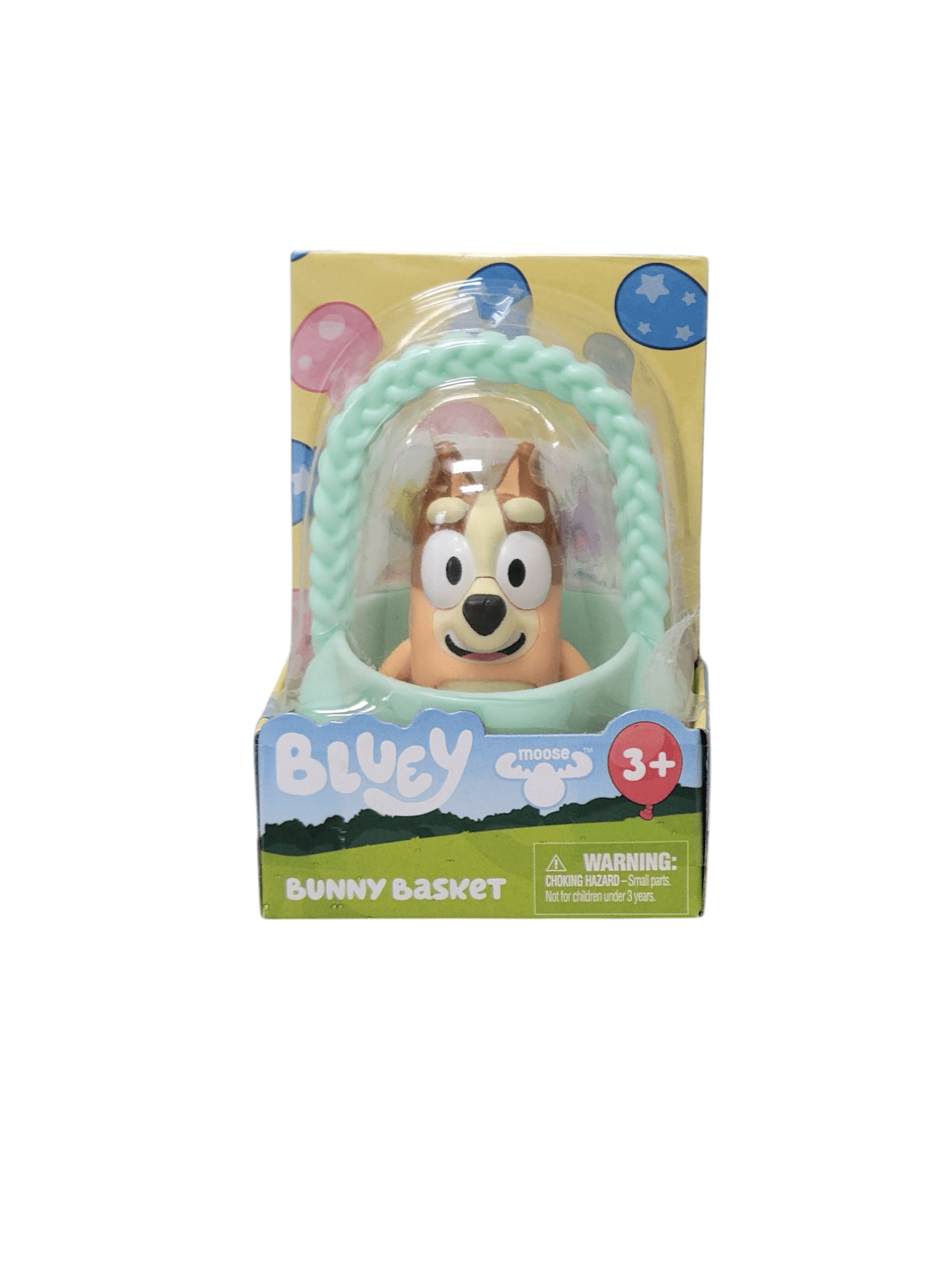 Set of 2 Bluey Bunny Basket Set Bingo in Green Basket and Bluey in Purple Basket