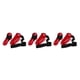 thumbnail image 3 of Greeniant Protector de pie Zapatos de Karate Gear Gear Flexible Sparring Foot PU Taekwondo resistente a impactos Sparring ancho Rojo L Type1 NO1, 3 of 6