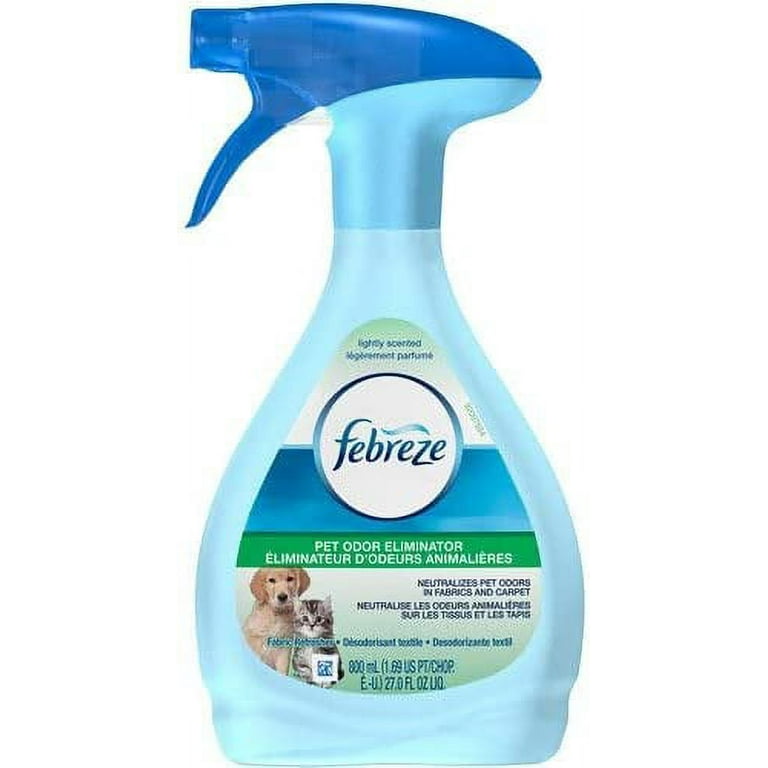 Febreze Odor Fighting and Deodorizing Fabric Refresher Pet Odor Fighter Fresh Scent 27 oz. Spray