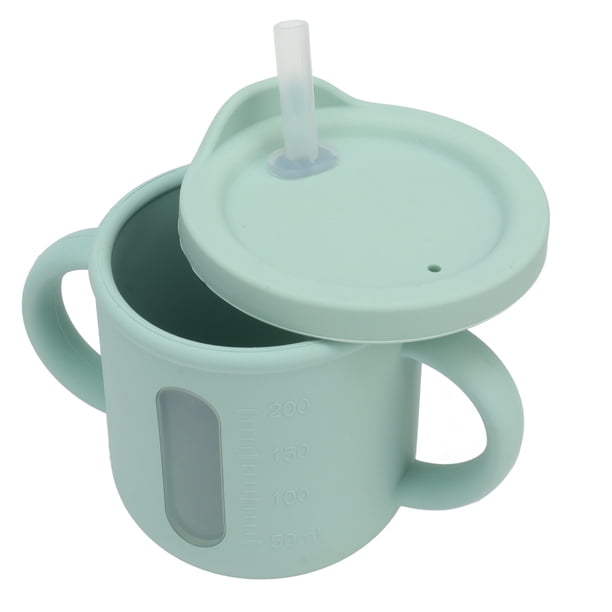 Taza De Entrenamiento Para Niños Pequeños Vasos Para Sorber De Silicona Con Asas Dobles