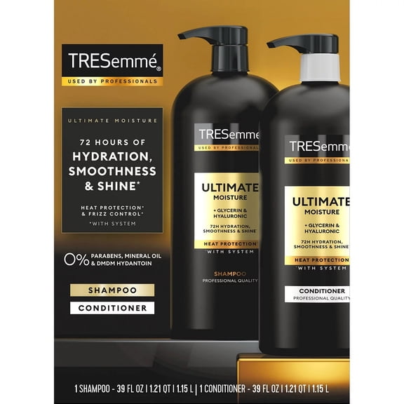 Tresemme Ultimate Moisture Shampoo & Conditioner, 39 Fluid Ounce (Pack of 2)