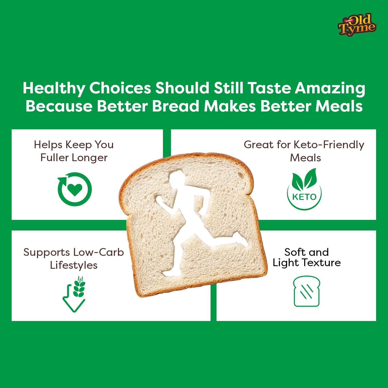 Schmidt Old Tyme 647 Low Calorie Keto Friendly Italian Bread 18 oz