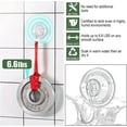 thumbnail image 4 of Suction Cup Hooks, 12 Pack Suction Hooks, Movable Vacuum Suction Cup for Glass, Mirrors. Reusable Waterproof Suction Cup Hooks for Shower. with a Maximum Load of 6.6 Pounds, 4 of 5
