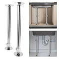 thumbnail image 4 of Kit de Réparation d'Évier, Gamme de 45-78cm Acier Inoxydable Capacité de Charge 600lb Support d'Évier sous-Évier Résistant à l'Érosion pour Cuisine et Salle de Bain, 4 of 7