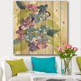 thumbnail image 2 of Designart 'Spring Bouquet II' Traditional Print on Natural Pine Wood, 2 of 3