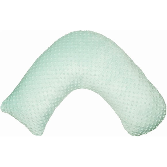 Jolly Jumper Boomerang Nursing Cushion | Ergonomic Maternity & Feeding Pillow for Pregnancy, Breastfeeding & Support | Removable Washable Cover