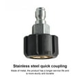 thumbnail image 4 of Stainless Pressure Washer Connector Release Anti-slip 5000PSI Male Adaptor Accessories Washers Small Replaceable Adaptor Accessories, 4 of 7
