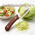 thumbnail image 2 of 2026 Upgraded Multifunctional Vegetable Peeler with Wooden Handle & Bottle Opener, Stainless Steel Peeler Grater & Bottle Opener, Mother's Day Gift, 2 of 7